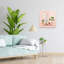 «Yoga with my cat», art mural moderne-129007082