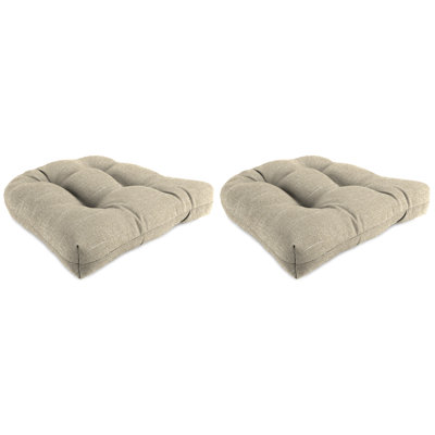 Contoured Outdoor Wicker Seat Cushion