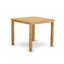 Ensemble de salle à manger 3 pièces à hauteur de comptoir pour petits espaces comprenant une table carrée en bois et 2 chaises de cuisine, chêne-758938314