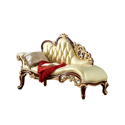 Leather Chaise Lounge