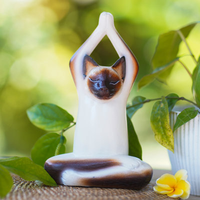 Figurine en bois Casarez Vers the Sky Yoga