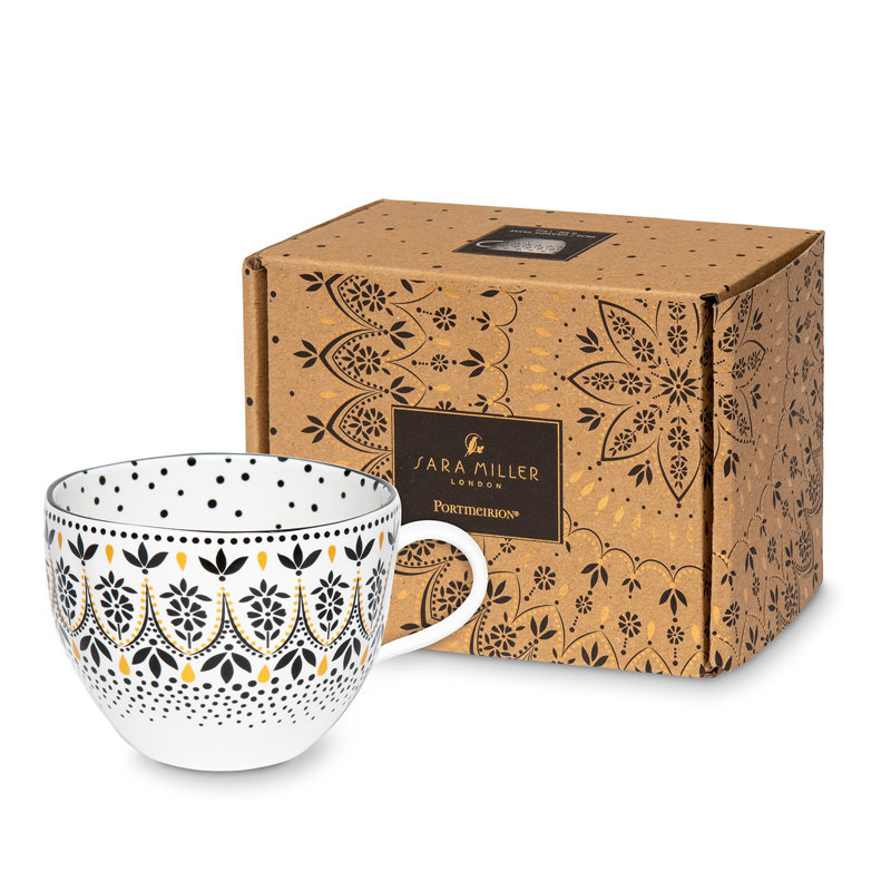 Sara Miller, Artisanne Noir - Mandala Mug
