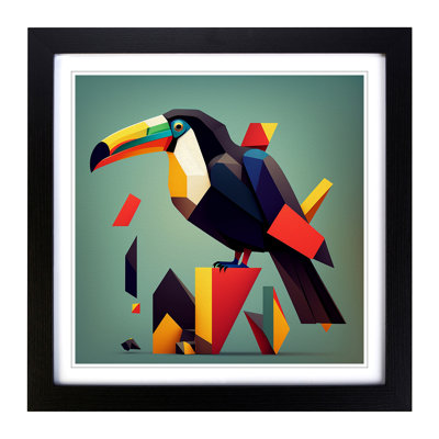 Toucan Suprematism - Framed Print