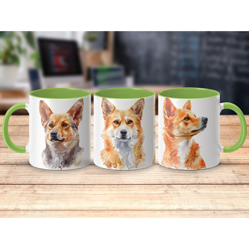Mug, Light Green, 3
