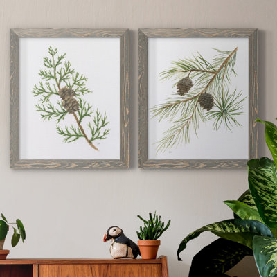 " Winter Botanical III " 2 - Pieces