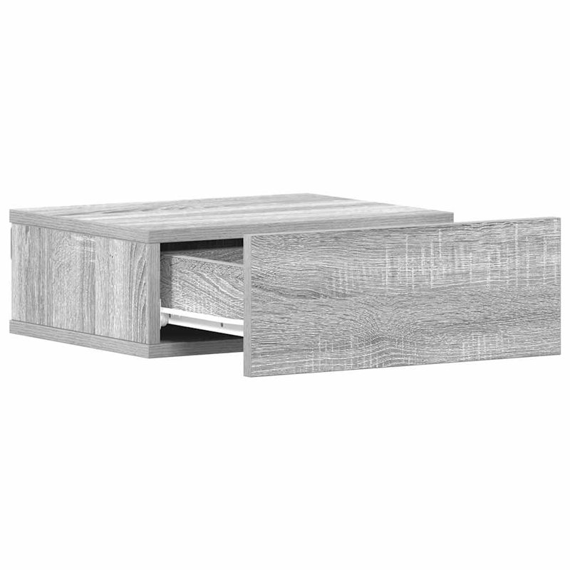 Dagmar Bedside Table, Set of 2, Grey Oak