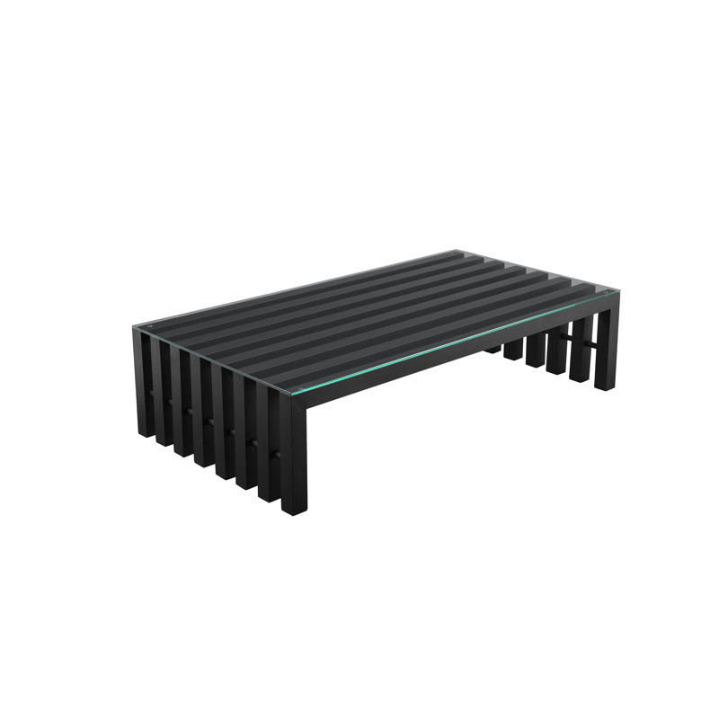 14" H x 55" L x 29.5" W, Black