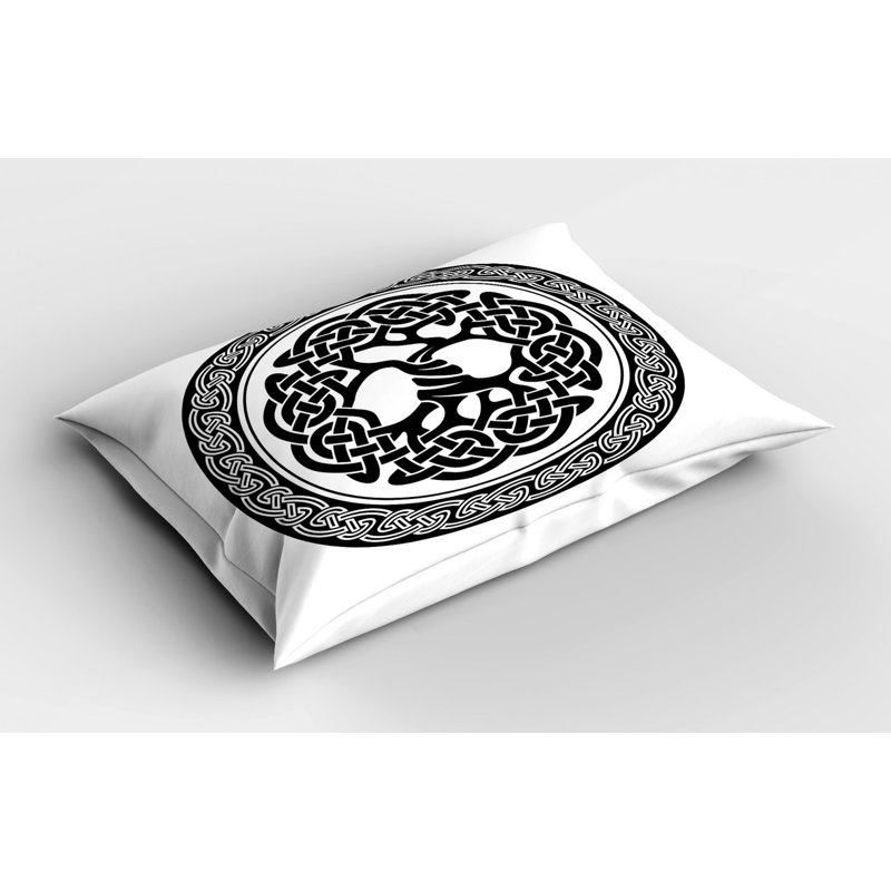 Celtic Polyester Sham Set, Queen