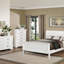 Commode blanche traditionnelle de style Louis Phillippe