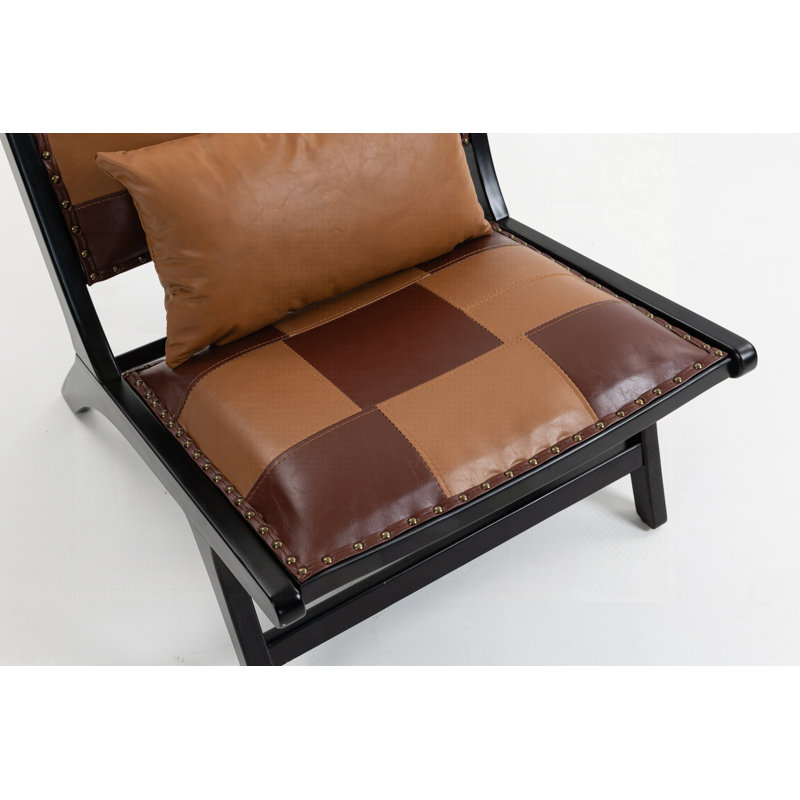Moderne Boho Traci pour le salon, fauteuil Mid-Century avec design ergonomique et facile à assembler