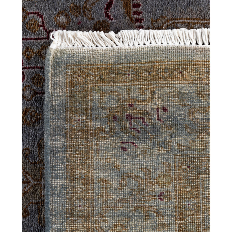 Overdyed One-of-a-Kind 3' 1" X 4' 10" Hand Knotted Area Rug