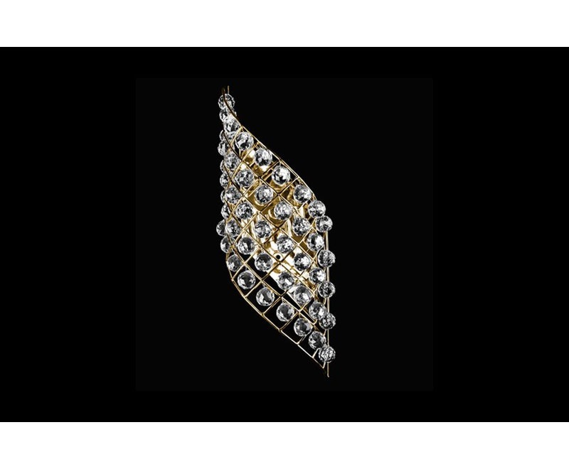 London Flush Mounted Sconce, French Gold