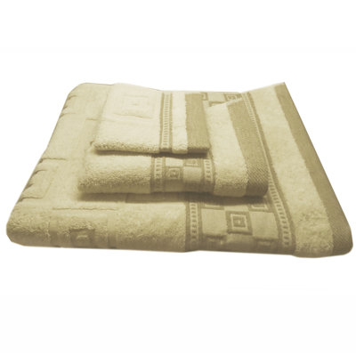 Ensemble de serviettes 3 pièces 100% coton