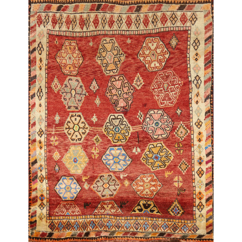 Tapis traditionnel géométrique 4 x 5