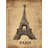 Eiffel Tower Illustration - Framed Matted Print | Home Decor