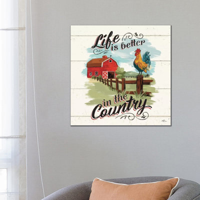 Farm Life III by Janelle Penner - Wrapped Canvas Print