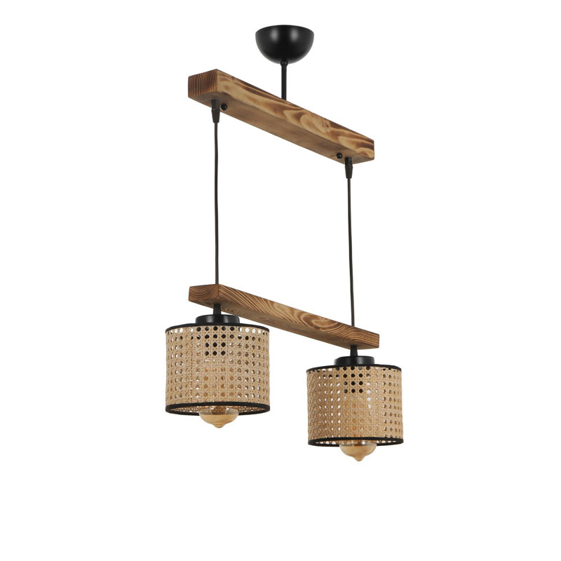 Josseline 2 - Light Kitchen Island Pendant, Light Brown