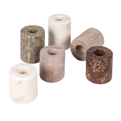 Bougeoirs décoratifs en marbre