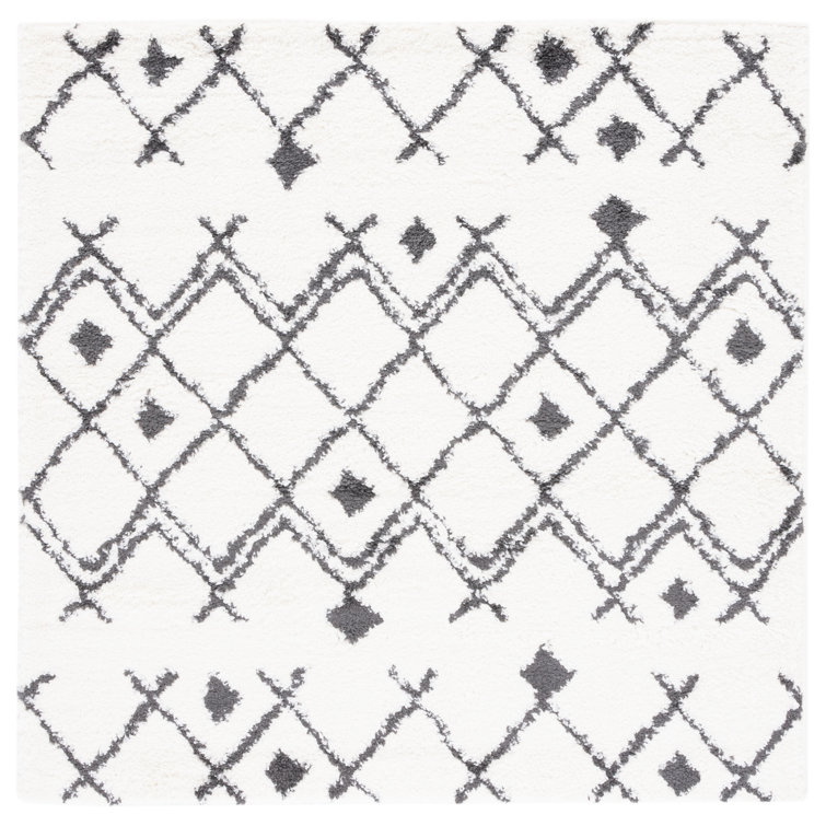 Alieshia Berber Shag Performance Geometric Rug