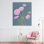 Toile botanique «Dusty Posies», conception par Grace Popp