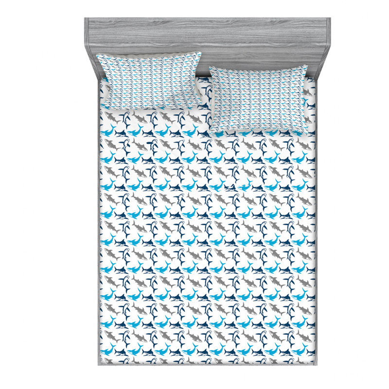 Microfiber Sheet Set, Full Sheet Set with Fitted Sheet