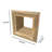 Square Mango Solid Wood Floating Shelf