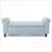 Ottoman, 50-Inch Contemporary Storage Bench with Rolled Arms &amp; Tufted Lid | Wood-123499601