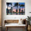 «Miami Skyline At Dusk» sur toile-1757131280