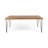 INDUSTRIAL WOOD AND METAL RECTANGULAR DINING TABLE