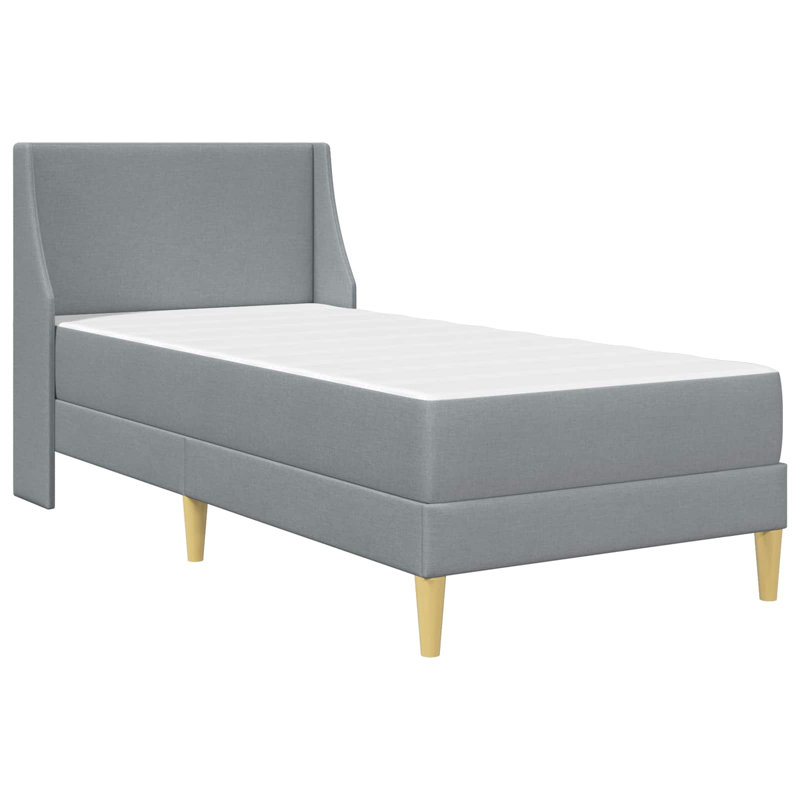 Bed, Single (3'), Light Grey