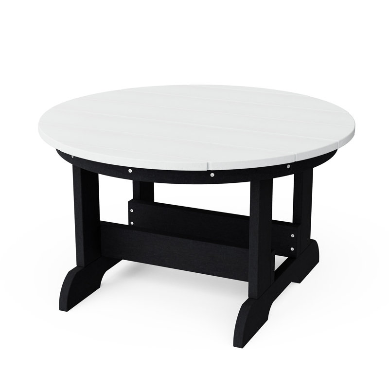 Heritage Conversation Table, White/Black