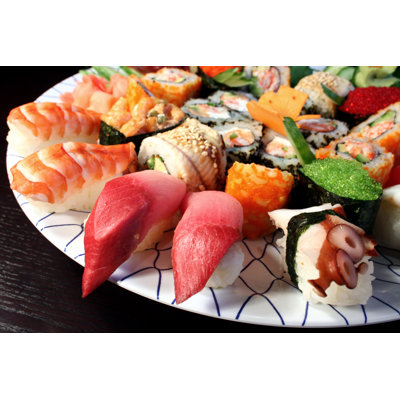 Japanese Food - Wrapped Canvas Print