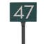 Floating 1-Line Lawn Address Sign-669038411-659383323-669038485