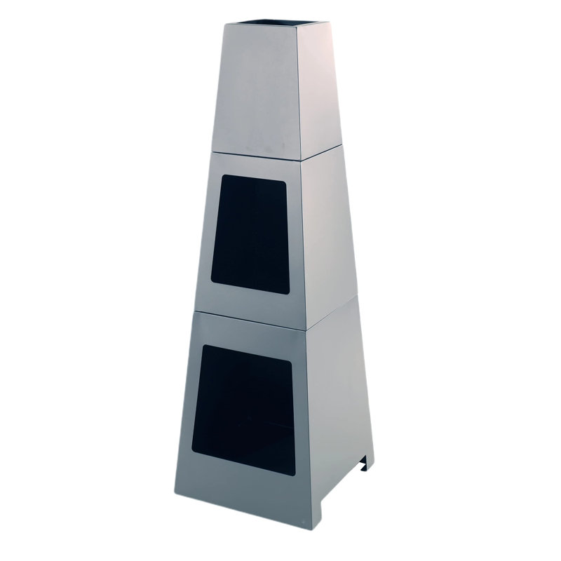 Schwamm Column Wood Burning Smokeless Chimnea