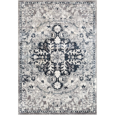 Tapis oriental gris / noir Rothstein