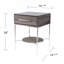 Table de chevet Waltenson avec rangement