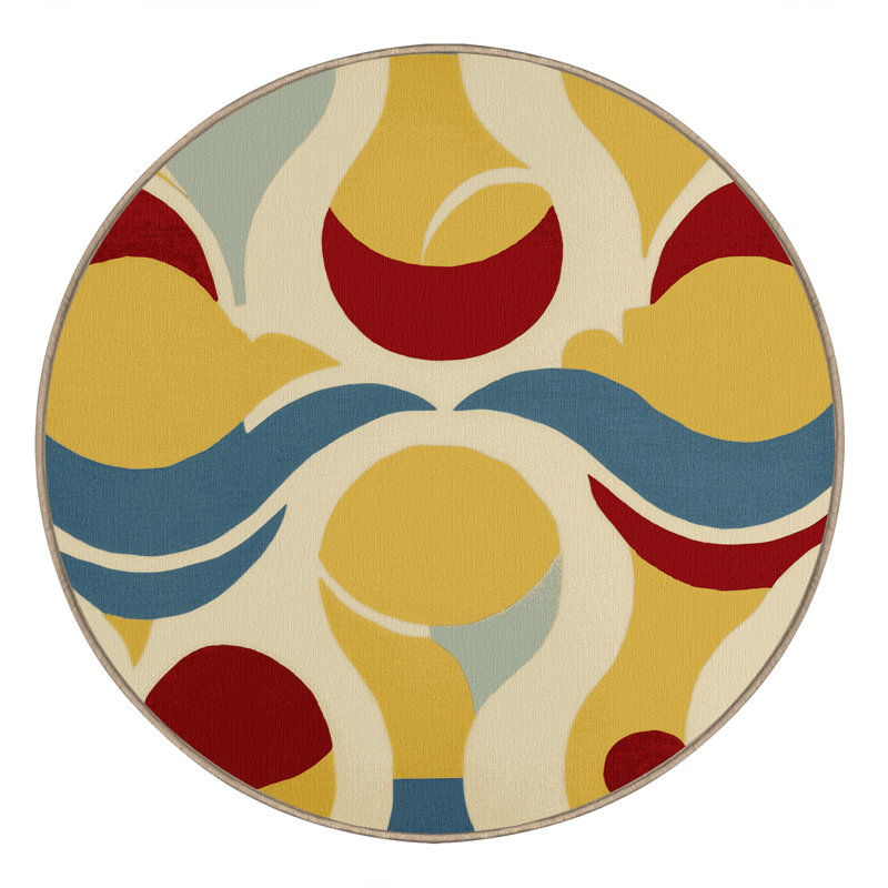 Funky Pulse Rug, Round 6'