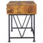 Bureau d'écriture à 3 tiroirs Antique Muscade et noir