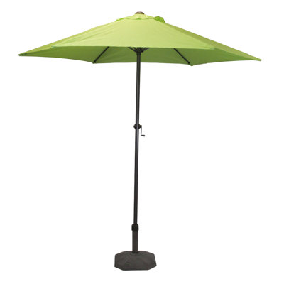 Parasol de marché pour l'extérieur avec manivelle