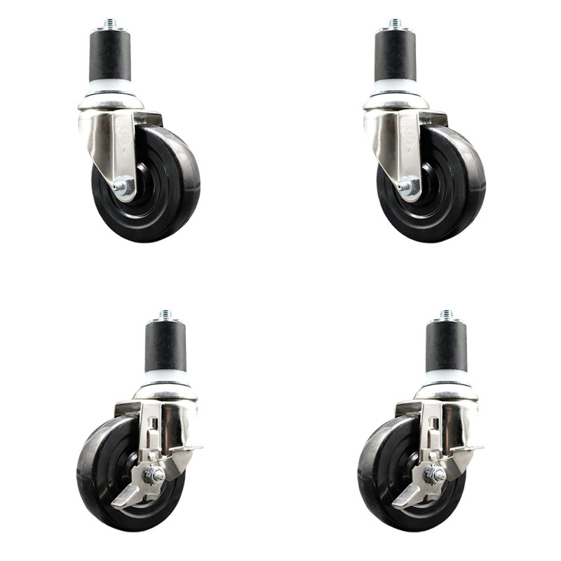 Soft Rubber Casters