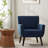 Thickened Upholstered Wide Back Armchair-365756216