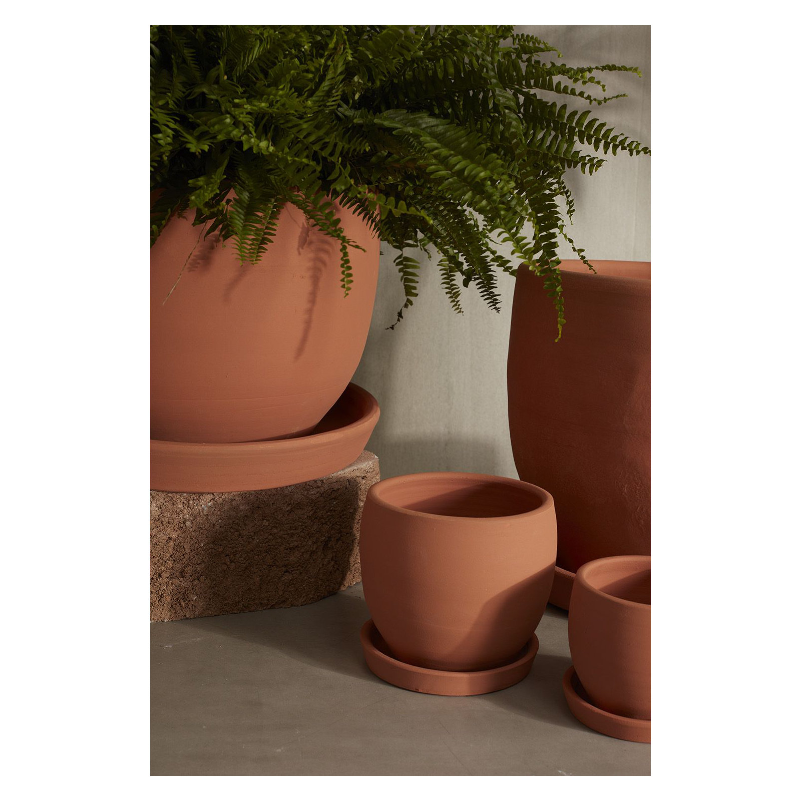 Elisabeth Handmade Ceramic Pot Planter, 6.5" H x 6.25" W x 6.25" D