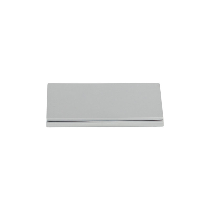 Europa 5" Center to Center Finger pull, Polished Chrome, 2" Center to Center