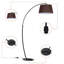 Lampe sur pied arquée 74,8 po Avyonna