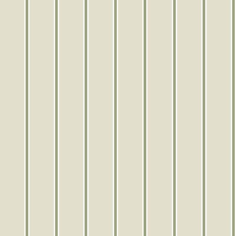 Blooming Garden Collection Vertical Stripe Wallpaper Roll, Beige