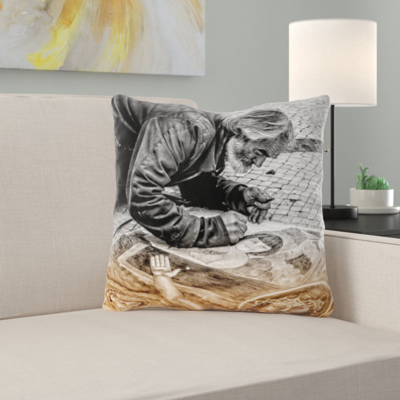 Coussin décoratif man