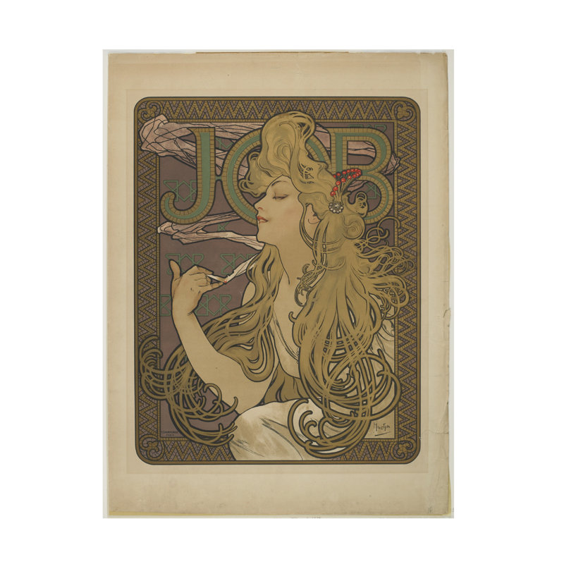 Art d'Alphonse, Marie Mucha, 1896, H 19 po x l 14 po