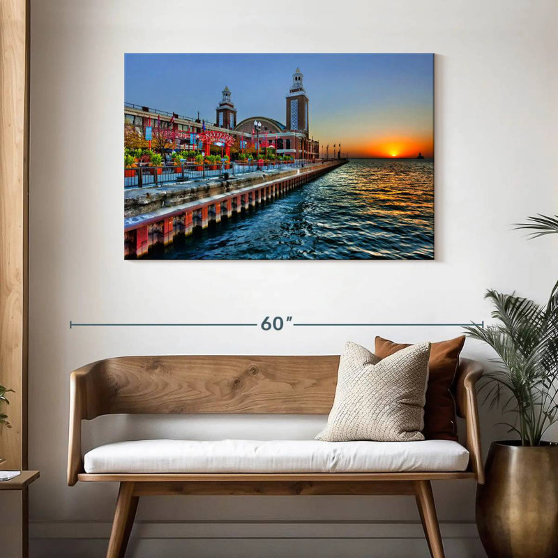 Kavia Sunrise at Navy Pier, H 30 po x l 45 po