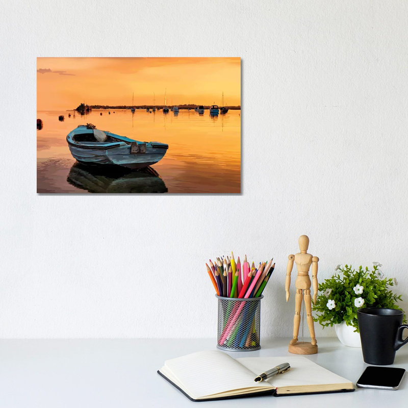 In The Golden Light III by Emily Kalina - Wrapped Canvas Print, 20.32 cm H x 30.48 cm W