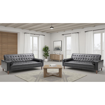 Botkyrka Black Sofa Bed Set of 2